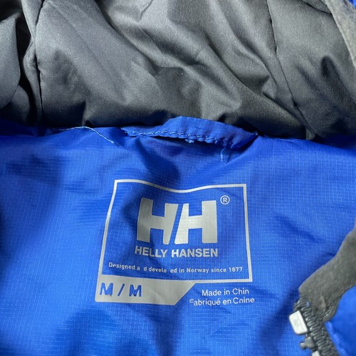 Helly Hansen Jacket Mens Medium Hooded Lightweight Mammoth Recco Coat - Picture 7 of 10