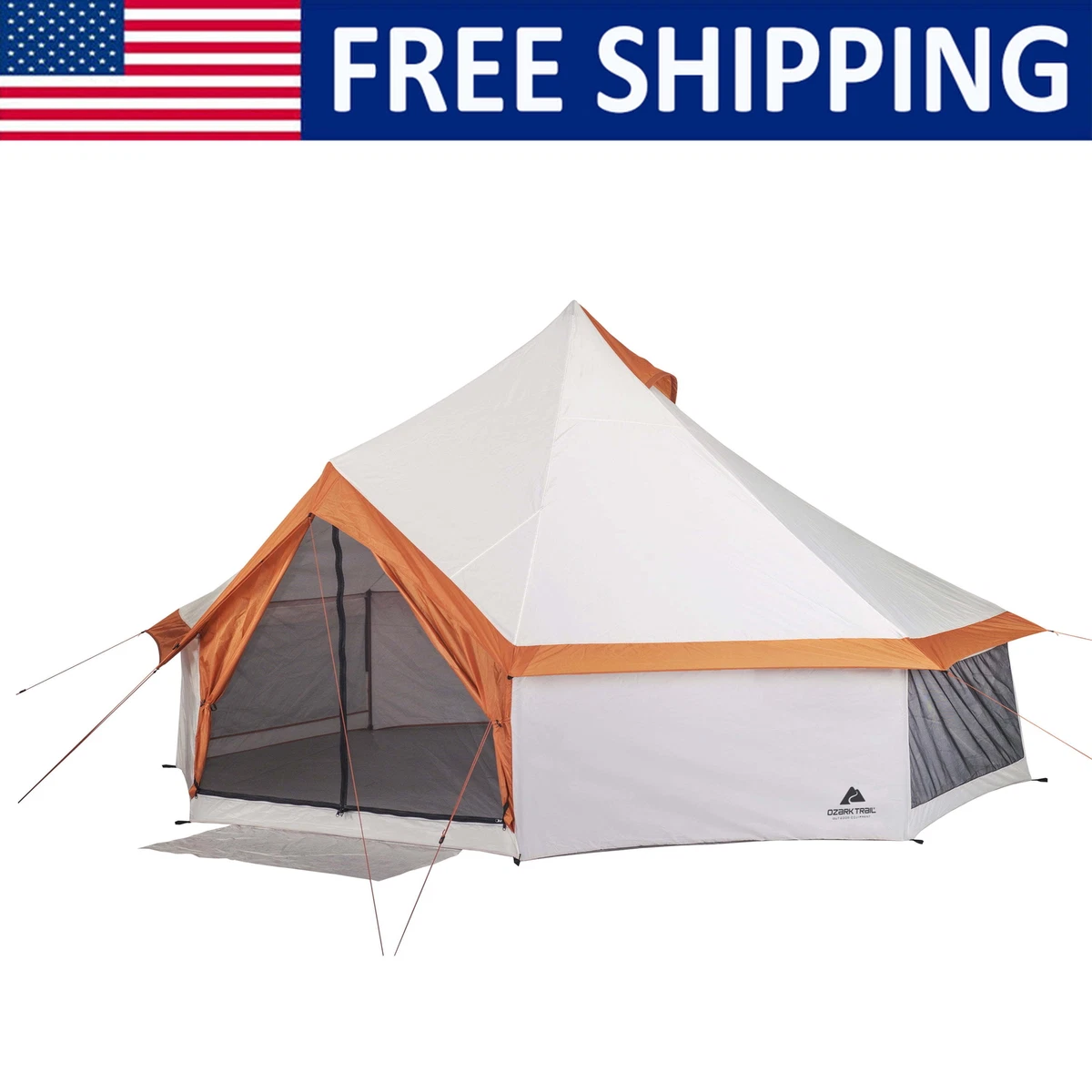 8 Person Family Yurt Instant Tent Camping Water Resistant Shelter