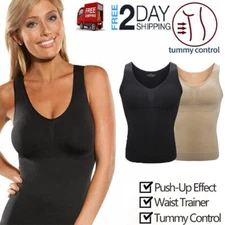 COMFREE Women Camisole Tops Body Shaper Slimming Tummy Control Shapewear Vest