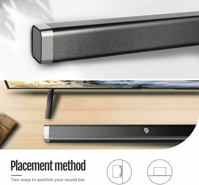 ODINE I サウンドバー ODINE Bomaker Sound Bar Theater TV Soundbar 37-Inch Home