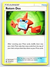 Rotom Dex 131/149 Uncommon Sun & Moon Base Set Pokemon Card - NM