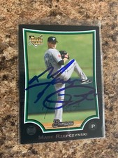 Marc Rzepczynski Signed 2009 Bowman Draft Rc Auto Toronto Blue Jays