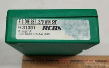 RCBS 30301 Full Length Reloading Die Set .270 WIN Short Mag