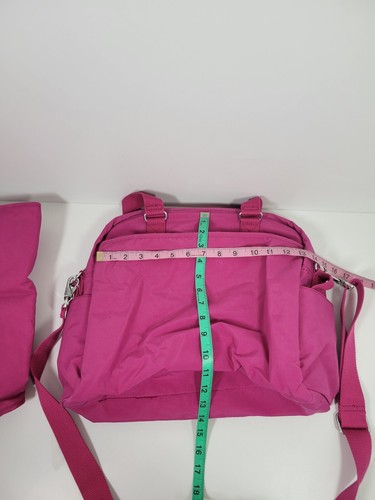 Kipling Alana Pink Diaper Baby Laptop Bag Large Messenger Tote - Picture 5 of 7