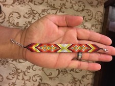 Model A058. Czech Bead Bracelet