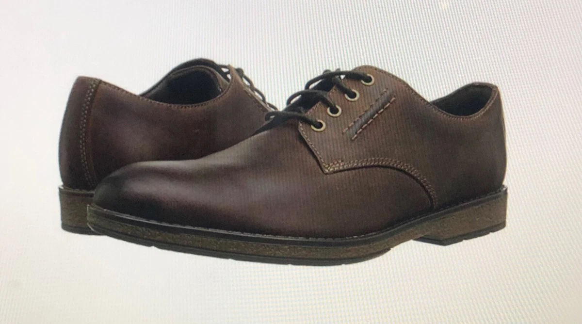 Etna Nebu Cereal Clarks Men&#039;s 7M Shoes Hinman Plain Oxford Mahogany Leather Classic  Comfort $89 | eBay