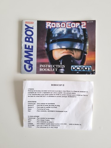 Jeu Robocop 2 Sur Game Boy Complet Version US En Très Bon État Avec Notice Fr - Photo 11/18