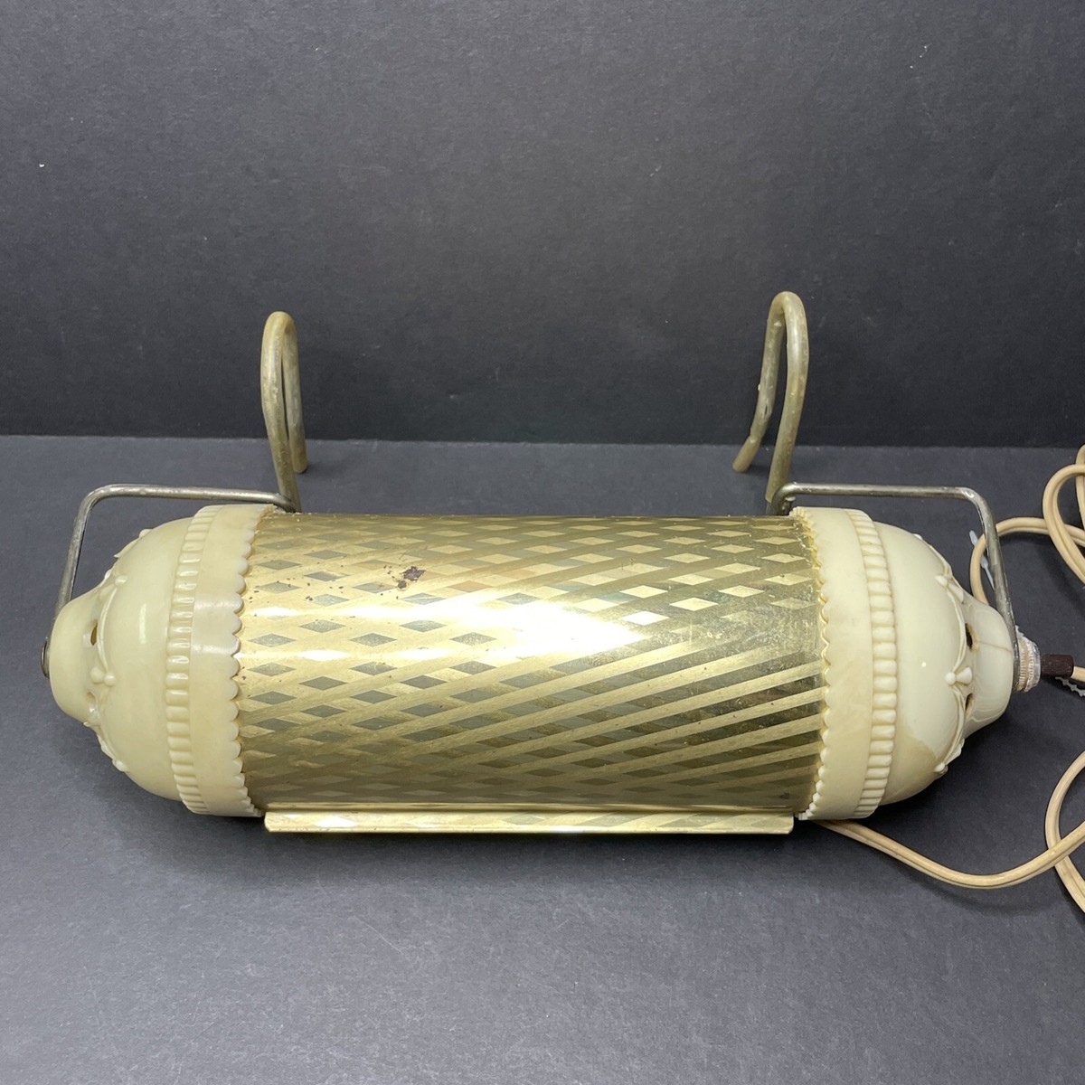 Vintage Art Deco Headboard Lamp Pink Art Deco Lamp On Vintage