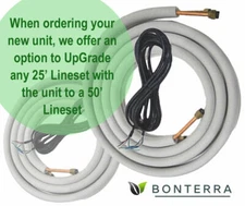 Cooper & Hunter Upgrade 25 to 50 ft. Lineset Mini Split AC 9000 BTU 1/4 x 3/8"
