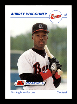 1991 Line Drive # 72 Aubrey Waggoner Card (ML) Birmingham Barons