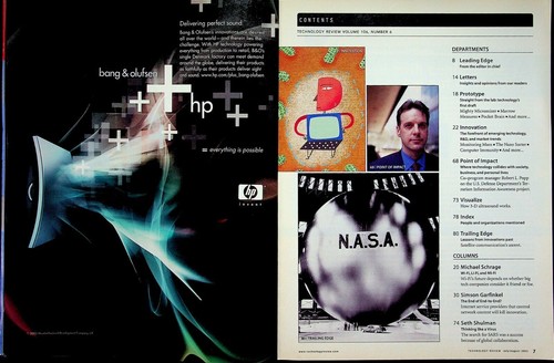 MIT Technology Review July/August 2003 Spam Wars, Wireless Sensor Networks - Picture 3 of 3