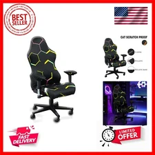 Gaming Chair Covers Slipcovers, 3D Printing Stretchable Elastic Computer Recl...