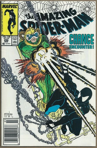 🕸AMAZING SPIDER-MAN #298*MARVEL 1988*1ST TODD McFARLANE ART*NEWSSTAND*VF*VENOM*