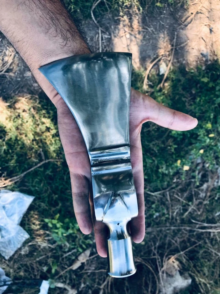 MDM Hermosa Cabeza de Hacha Vikinga Tomahawk Hecha a Mano Regalo de Navidad, Paquete de Regalo AX Foto 3 de 4