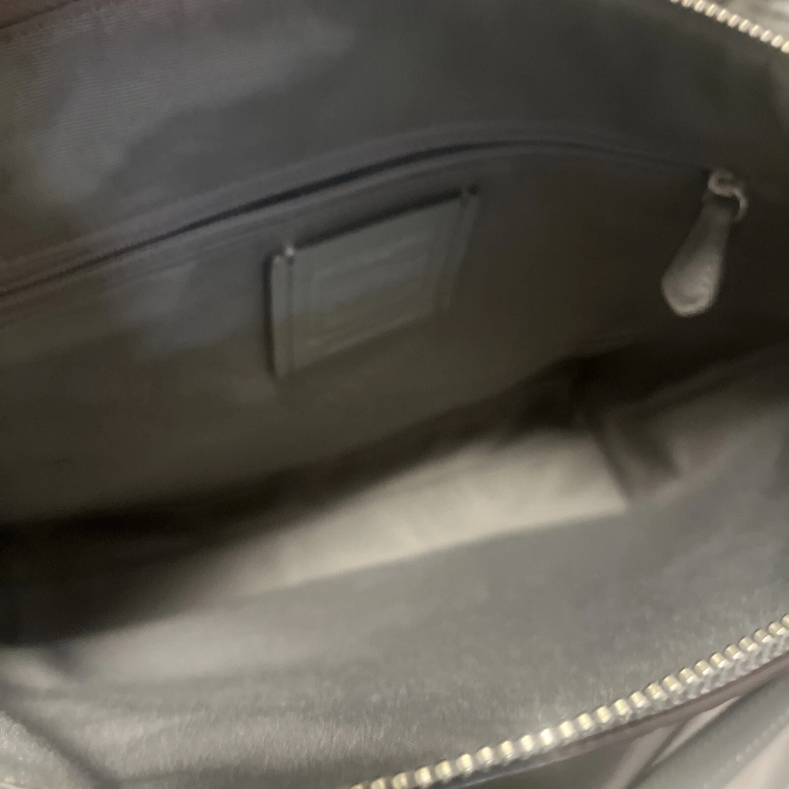 Coach 79999 Borsa a tracolla in pelle grigia con ciottoli prateria