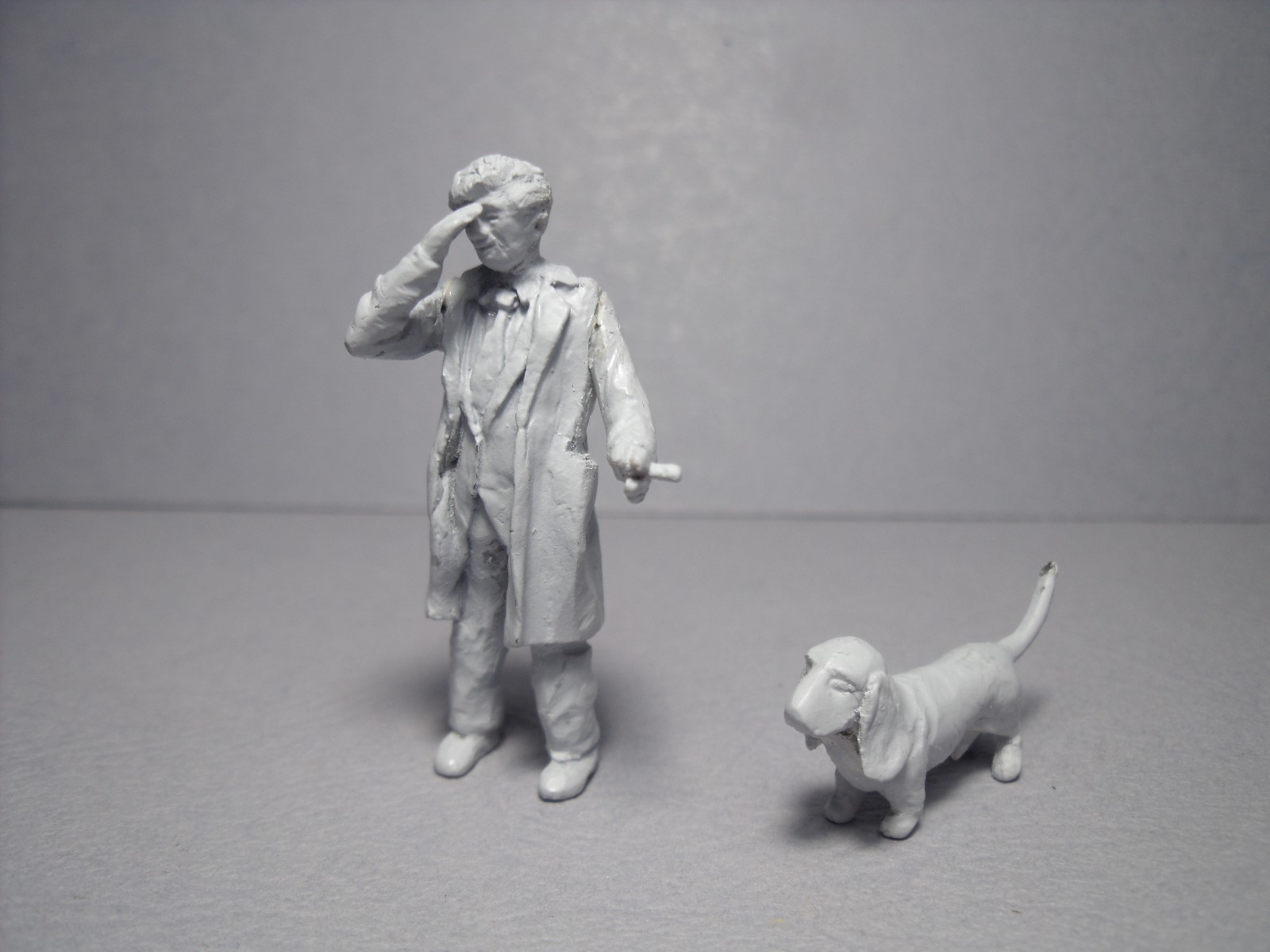 Figurines O Scale 1/43 Columbo Set 349 Vroom pour maquettes Norev