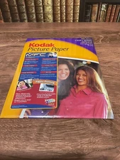 KODAK Picture Paper Soft Gloss 10 Sheets 8 1/2” x 11” Factory Sealed NEW Inkjet