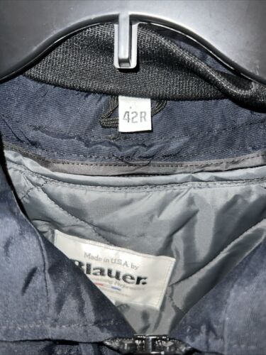BLAUER 9010Z GORE-TEX Police EMS CRUISER JACKET & LINER DARK NAVY 42R Side Zips - Picture 2 of 12