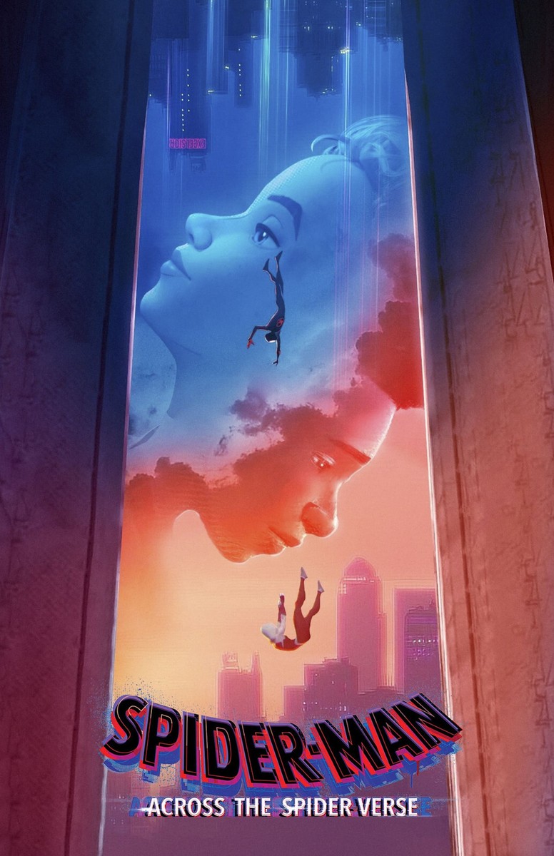 AA3979 Spider Man Across the Spider Verse Film 2023 Neon Movie