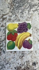 Vintage 1970s stick N sniff fruit scratch and sniff stickers 4 sheets