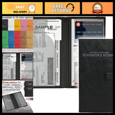 Car Organizer Registration & Insurance Card Holder - Black, Vehicle Essentials