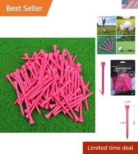 Bamboo Golf Tees Wood Professional Multiple Colors Golf Tees 3-1/4,2-3/4,2-1/...