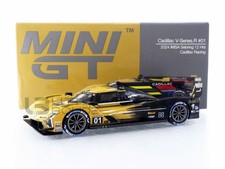 Mini GT Cadillac V-series R 5.5l V8 Team Cadillac Racing N 01 2nd Imsa 12h Sebring 2024 Sebastien Bourdais Scott Dixon Renger Van Der Zande 1:64 MGT01004-L