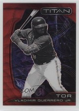 2022 Panini Chronicles Titan Ruby Wave Prizm /199 Vladimir Guerrero Jr #25 12w7