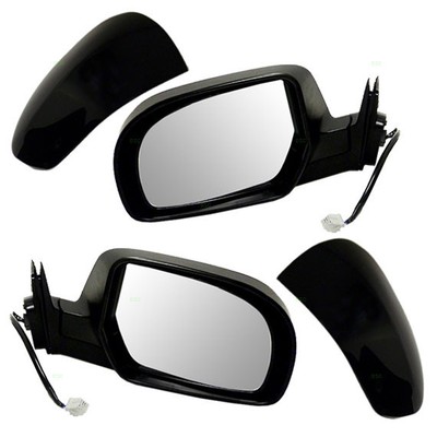 Set of Side View Power Mirrors w/ 2 Pair Covers for 11-14 Subaru Legacy Outback
