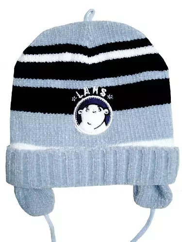 Lars der kleine Eisbär Strickmütze Mütze Winter Bindeband hellblau 49/51cm neu - Bild 1 von 1