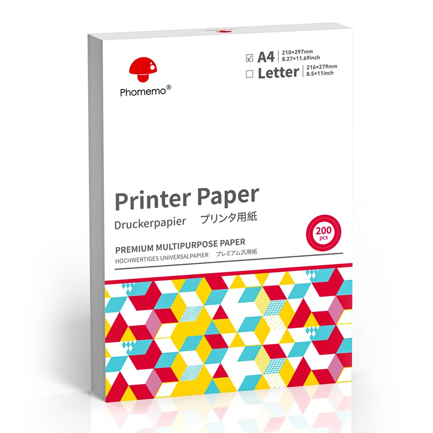 Papier d'impression A4 universel blanc 80g pour imprimante laser et jet d'encre