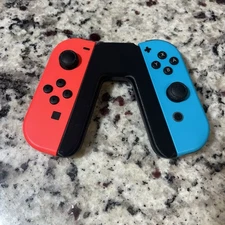 Nintendo Switch [HAC-015/HAC-016] Joy Con Controller Pair Neon Red/Blue Genuine