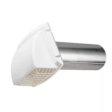 Everbilt Wide Mouth Dryer Vent Hood in White BPMH4WHD6
