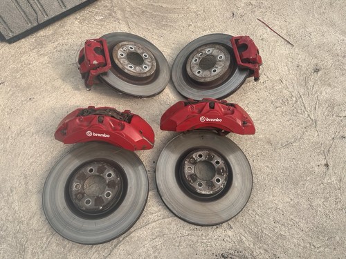 L494 Range Rover Sport Brembo 6 Pot 380mm SVR Red Front & Rear Callipers - Picture 1 of 6