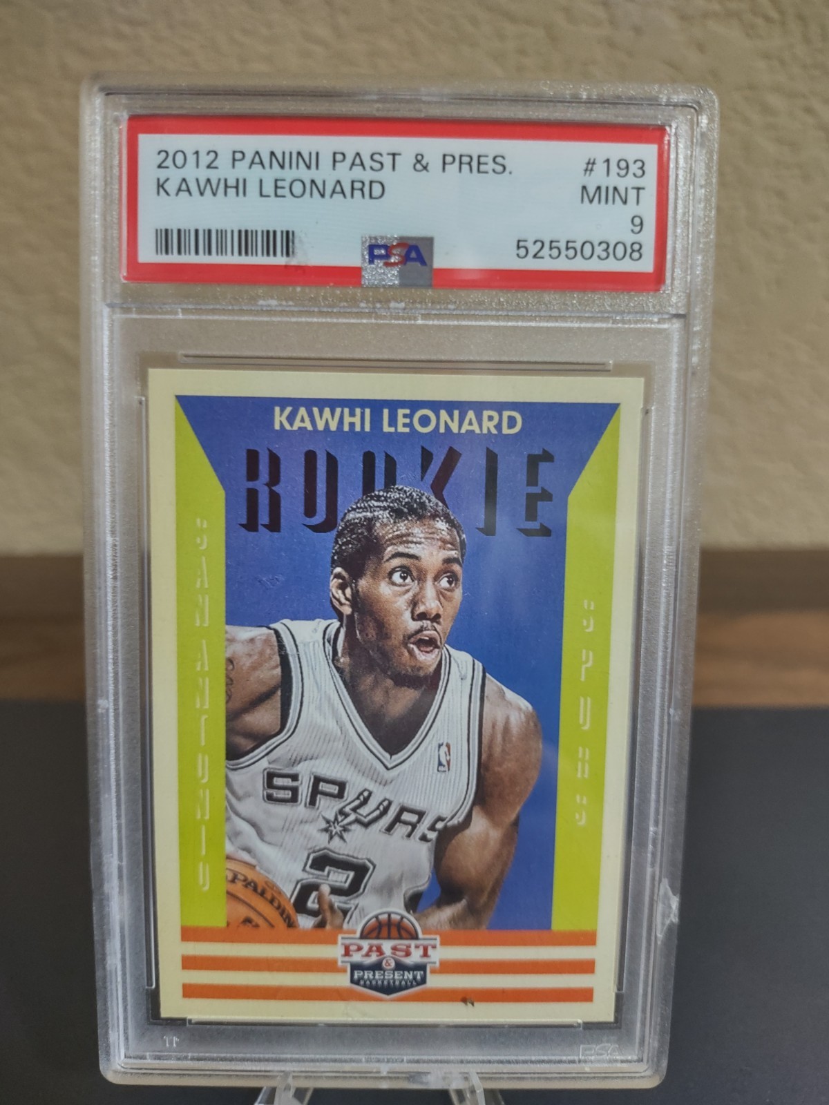 KAWHI LEONARD 2012 PAST AND PRESENT PSA 9 MINT ROOKIE CARD