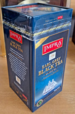 IMPRA CEYLON EARL GREY BIG LEAF SELECTED LOOSE BLACK TEA TIN 200G 7OZ