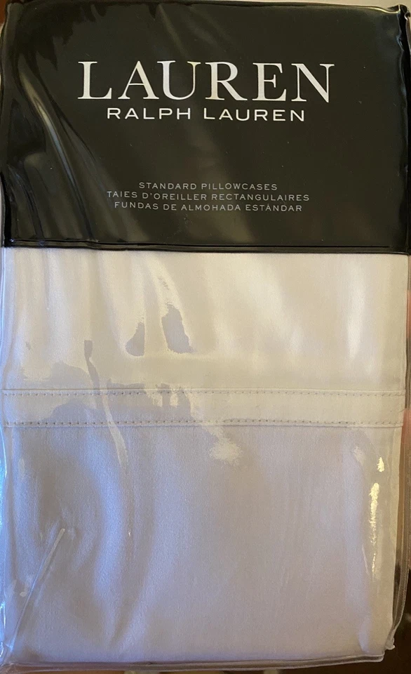 Funda de almohada Ralph Lauren Spencer satén liso 475 TC hilos ESTÁNDAR gris Foto 3 de 3