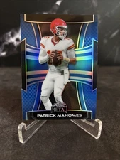 PATRICK MAHOMES 2025 LEAF METAL FOOTBALL #138 BLUE HOLO PARALLEL #D/49 CHIEFS