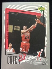 JORDAN 1997 Upper Deck Catch 23 Stickers Michael Jordan #MJ159 HOF NBA GOAT MVP