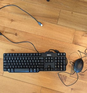 Dell Keyboard, black + mouse 