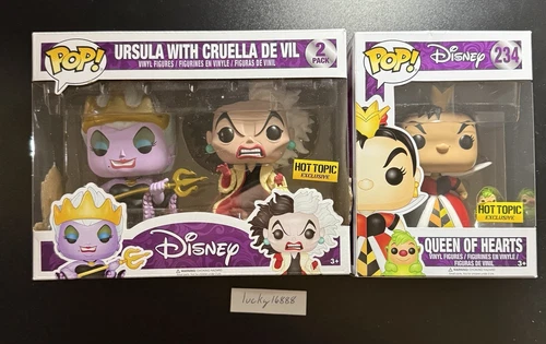 Funko Pop! Queen of Hearts #234 Ursula with Cruella De Vil (2 Pack) (Hot Topic)