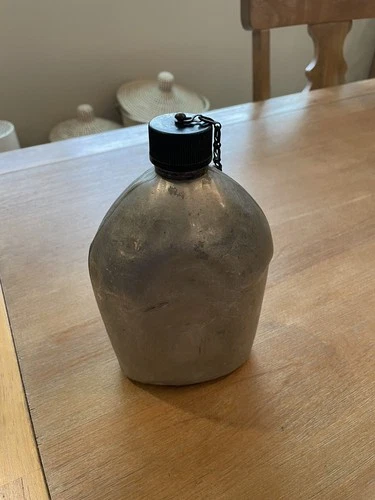 WW2 US Military Aluminum Canteen 1943 A.G.M. Co.