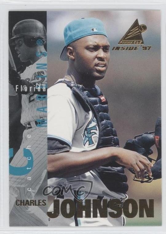 1997 Pinnacle Inside Charles Johnson #99 0i1