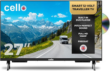 C2725WSF Trav TV Smart Traveller Da 27 Pollici 12V Con DVD, 230V, Webos, Freevie