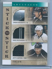 Drew Doughty Mike Richards Jeff Carter Stick to Stick Trios 2014-15 UD Artifacts