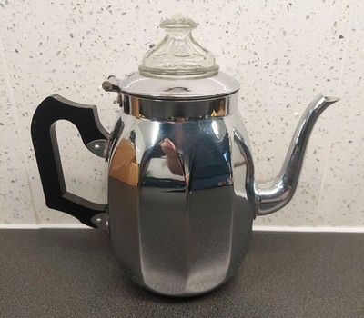 Vintage Towercrome Kaffeemaschine für 5 Tassen 0084