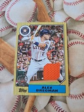 2022 Topps Series 2 - 1987 Topps Baseball Relics Alex Bregman #87BR-AB (MEM)