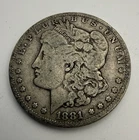 1881 Morgan Silver Dollar $1 Philadelphia Mint Business Strike 90% Silver KM#110
