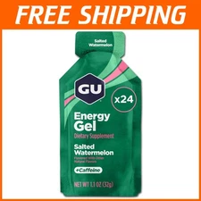 GU Sports Nutrition Gel, Salted Watermelon, 24 Pack
