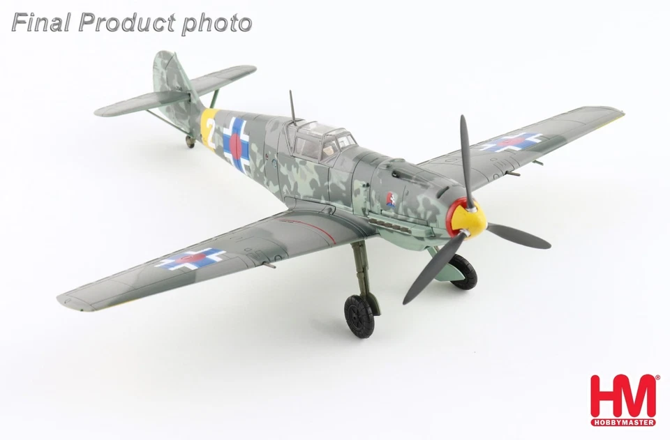 Hobby Master 1/48 BF 109E-3 Jan Reznak blanco 2, 13. (lento.)/JG 52 Luftwaffe HA8724 Foto 3 de 4
